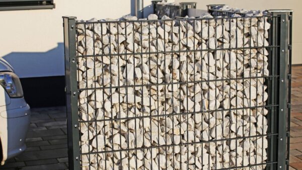 Gard metalic de tip „Gabion”